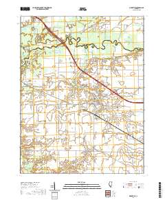 Okawville 2021 topographic map thumbnail