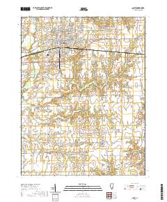 Olney 2021 topographic map preview