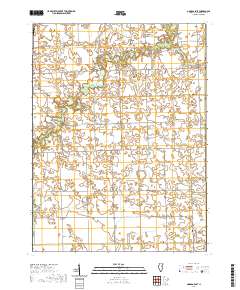 Onarga East 2021 topographic map thumbnail
