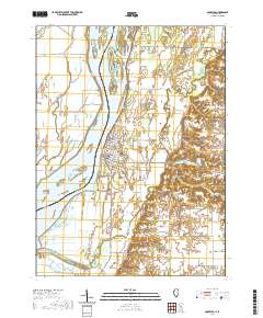 Oquawka 2021 topographic map thumbnail