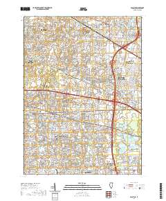 Palatine 2021 topographic map thumbnail