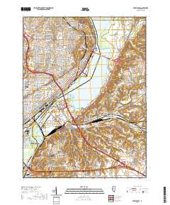 Peoria East 2021 topographic map thumbnail
