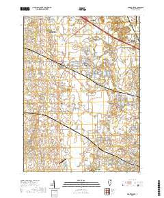 Pingree Grove 2021 topographic map thumbnail