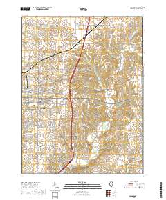 Quincy East 2021 topographic map thumbnail