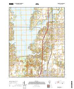 Rend Lake Dam 2021 topographic map thumbnail