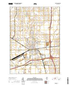 Rochelle 2021 topographic map thumbnail