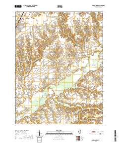 Roodhouse East 2021 topographic map thumbnail