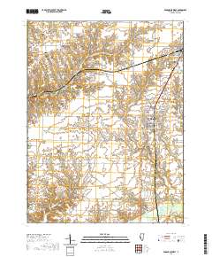 Roodhouse West 2021 topographic map thumbnail