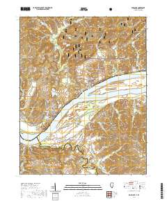 Rosiclare 2021 topographic map thumbnail