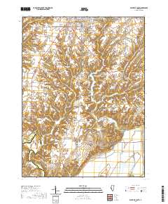 Rushville South 2021 topographic map thumbnail