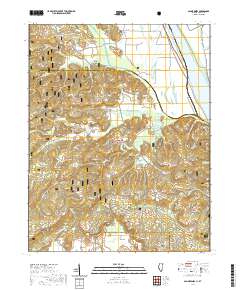 Saline Mines 2021 topographic map thumbnail