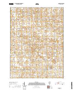 Saunemin 2021 topographic map thumbnail