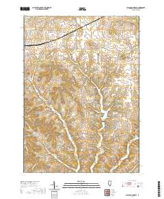 Scales Mound East 2021 topographic map thumbnail