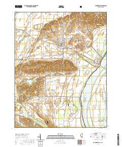 Shawneetown 2021 topographic map thumbnail