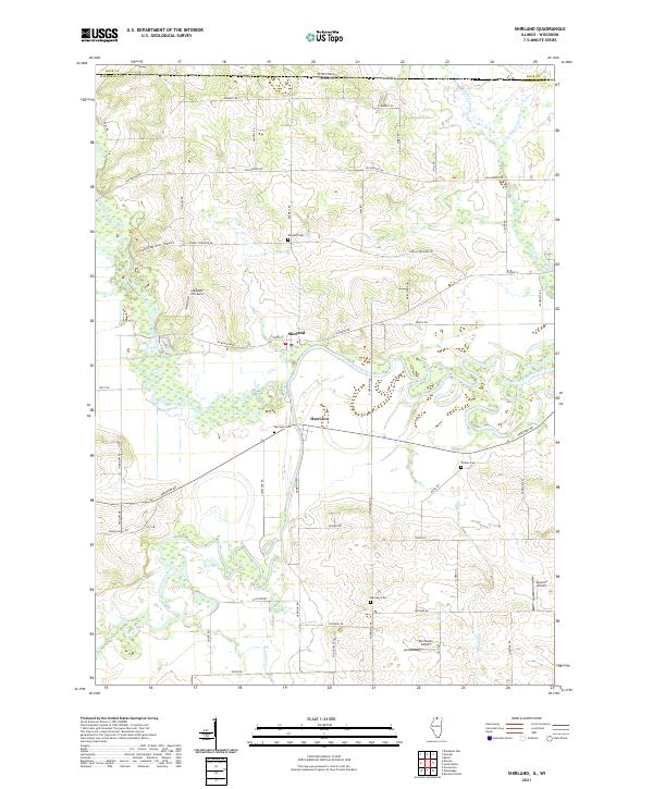 Shirland 2021 topographic map thumbnail