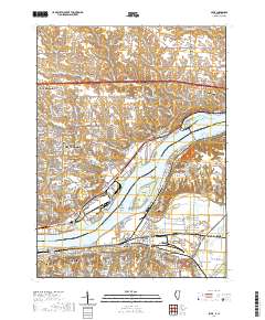 Silvis 2021 topographic map thumbnail