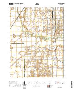 South Pekin 2021 topographic map thumbnail