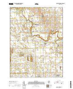 Southeast Pontiac 2021 topographic map thumbnail
