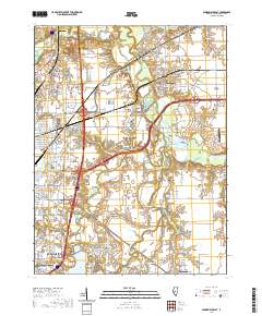 Springfield East 2021 topographic map thumbnail