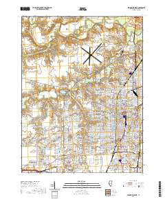 Springfield West 2021 topographic map thumbnail