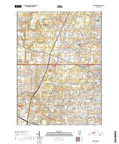 Streamwood 2021 topographic map thumbnail