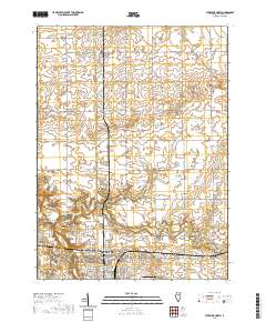 Streator North 2021 topographic map thumbnail