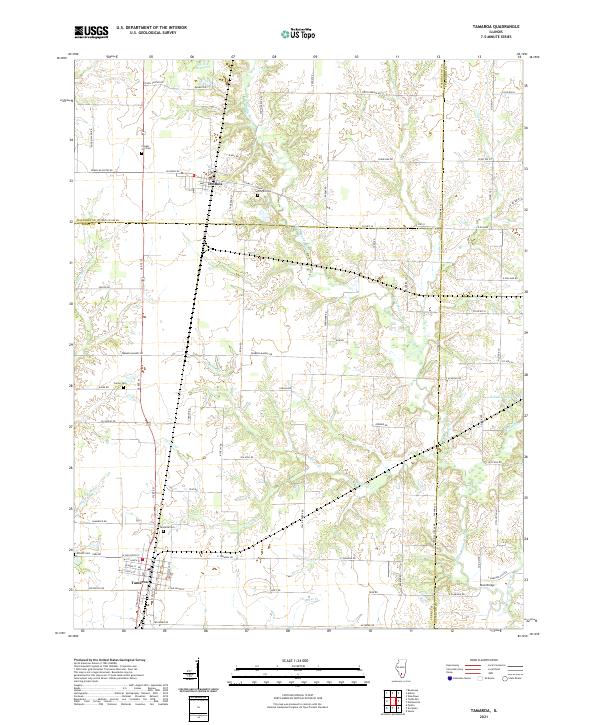 Tamaroa 2021 topographic map thumbnail
