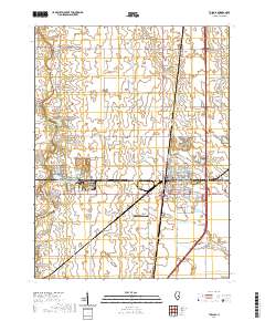 Tuscola 2021 topographic map thumbnail