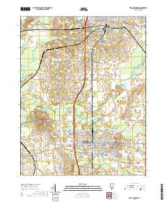 West Frankfort 2021 topographic map thumbnail