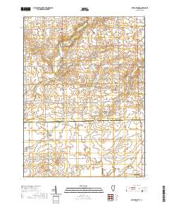 Wilton Center 2021 topographic map thumbnail