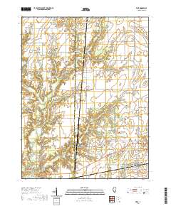 Xenia 2021 topographic map thumbnail