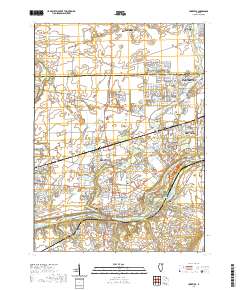 Yorkville 2021 topographic map thumbnail