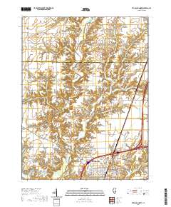 Effingham North 2021 topographic map thumbnail
