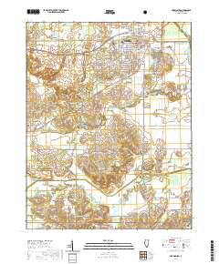Harrisburg 2021 topographic map thumbnail