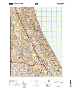 Highland Park 2021 topographic map thumbnail