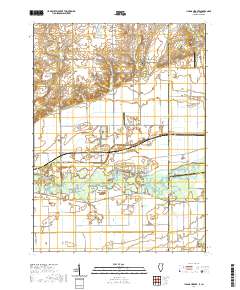 Illiana Heights 2021 topographic map thumbnail