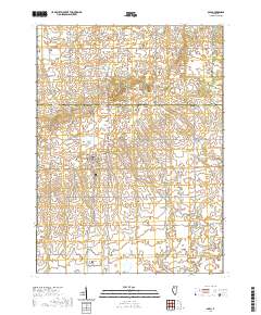 Ohio 2021 topographic map thumbnail