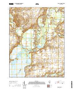Wildcat Lake 2021 topographic map thumbnail