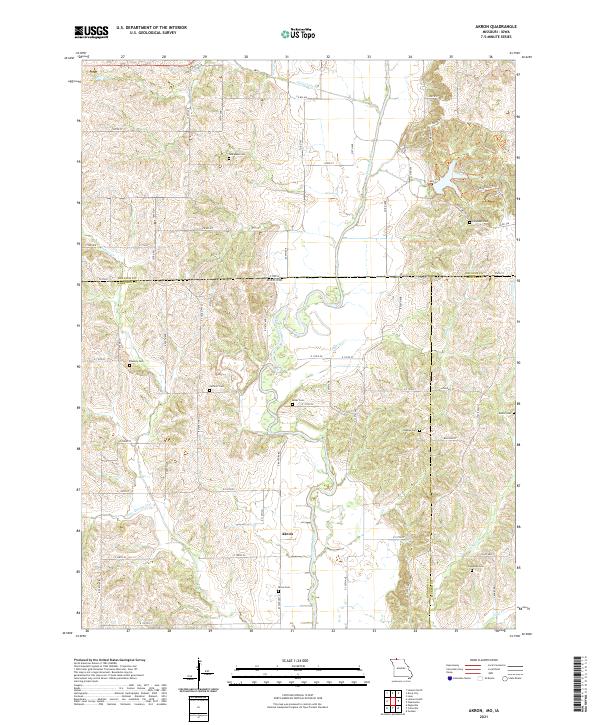 Akron topographic map thumbnail