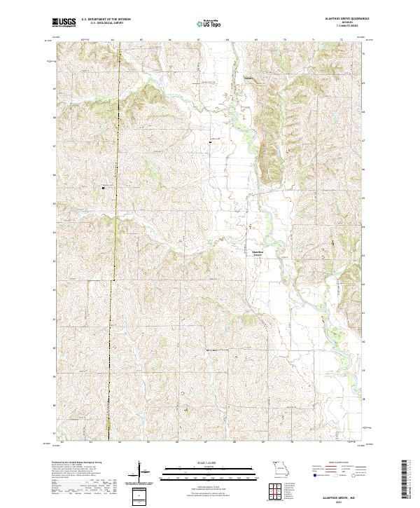 Alanthus Grove topographic map thumbnail