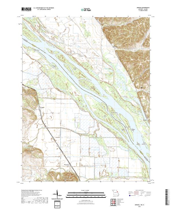 Annada topographic map thumbnail