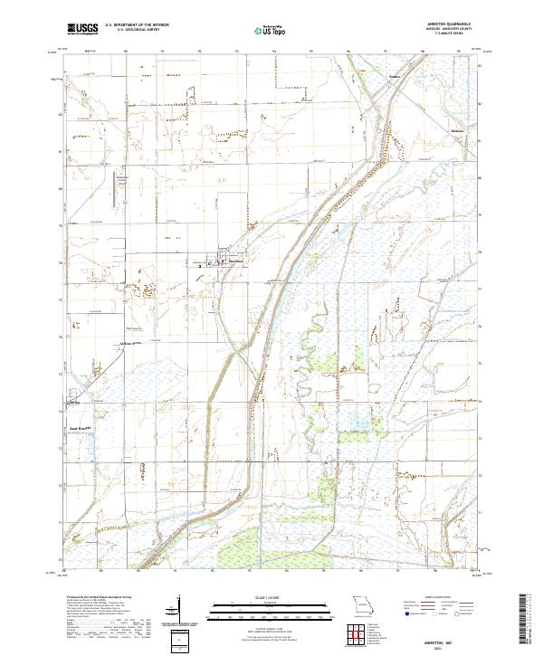 Anniston topographic map thumbnail