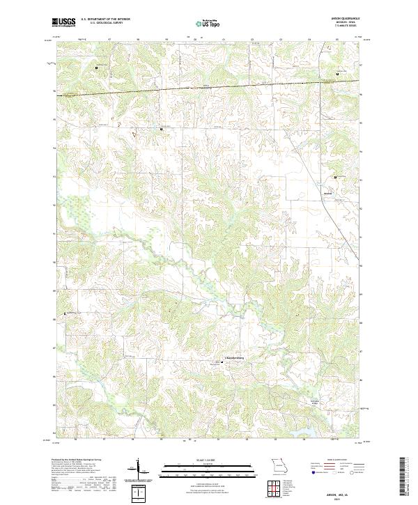 Anson topographic map thumbnail