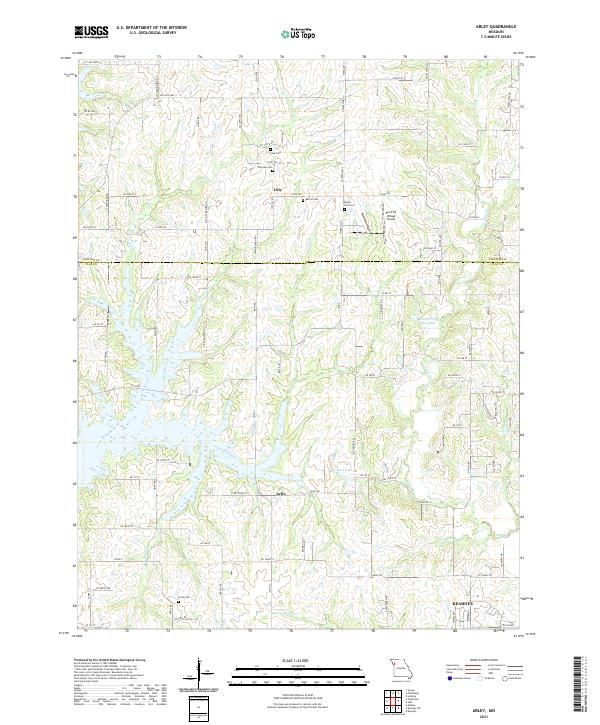 Arley topographic map thumbnail