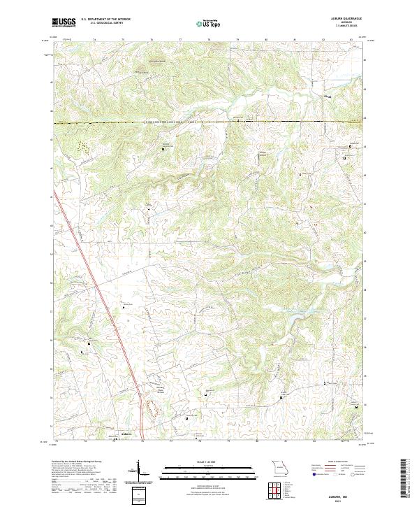 Auburn topographic map thumbnail