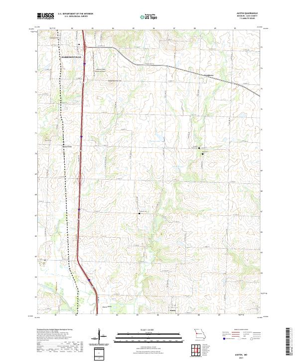 Austin topographic map thumbnail
