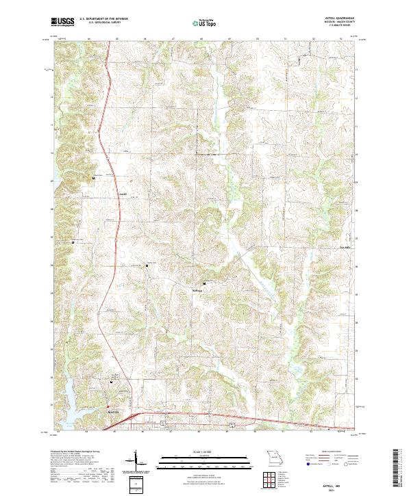 Axtell topographic map thumbnail