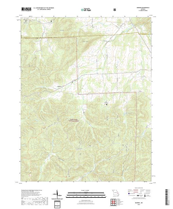Banner topographic map thumbnail