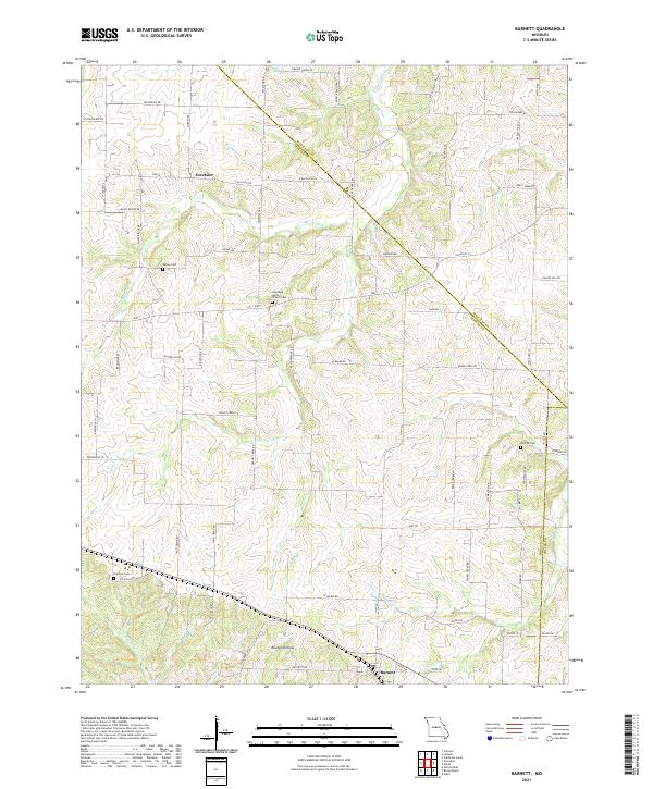 Barnett topographic map thumbnail
