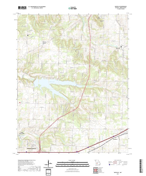 Bassville topographic map thumbnail